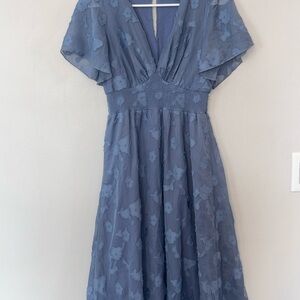 Baltic Born Dusty Blue Midi Dress